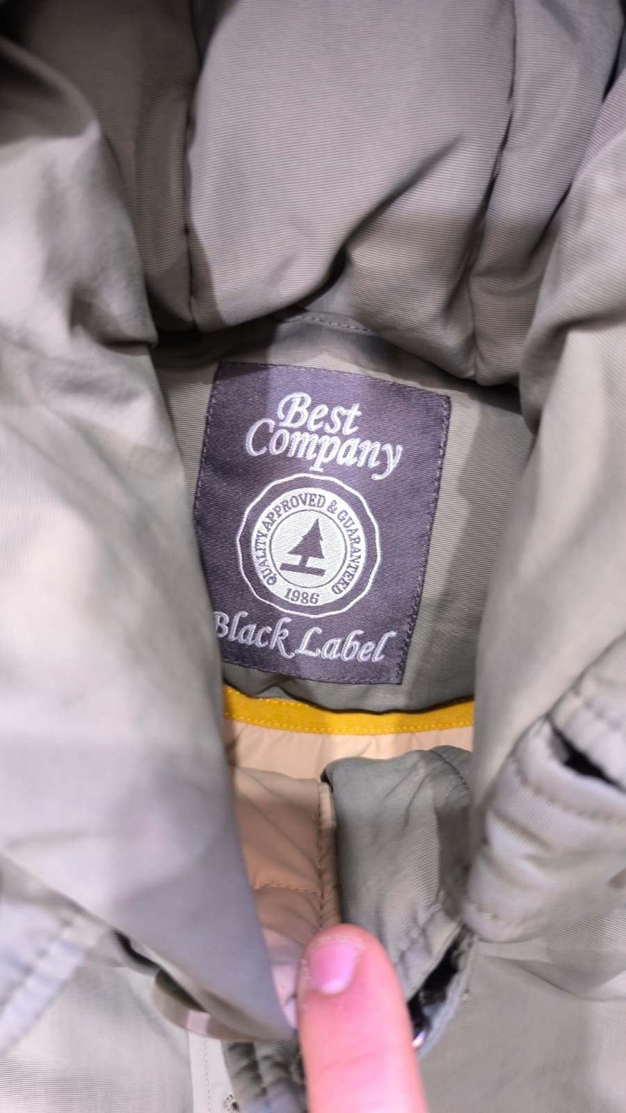 Piumino Giubbino Best Company Black Label  (XXL)