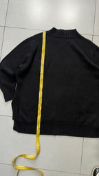 Maglione Mono Colore Nero  (S)