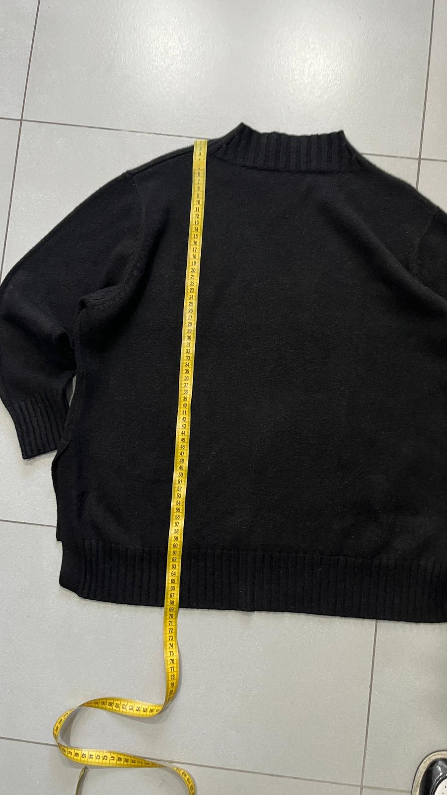 Maglione Mono Colore Nero  (S)