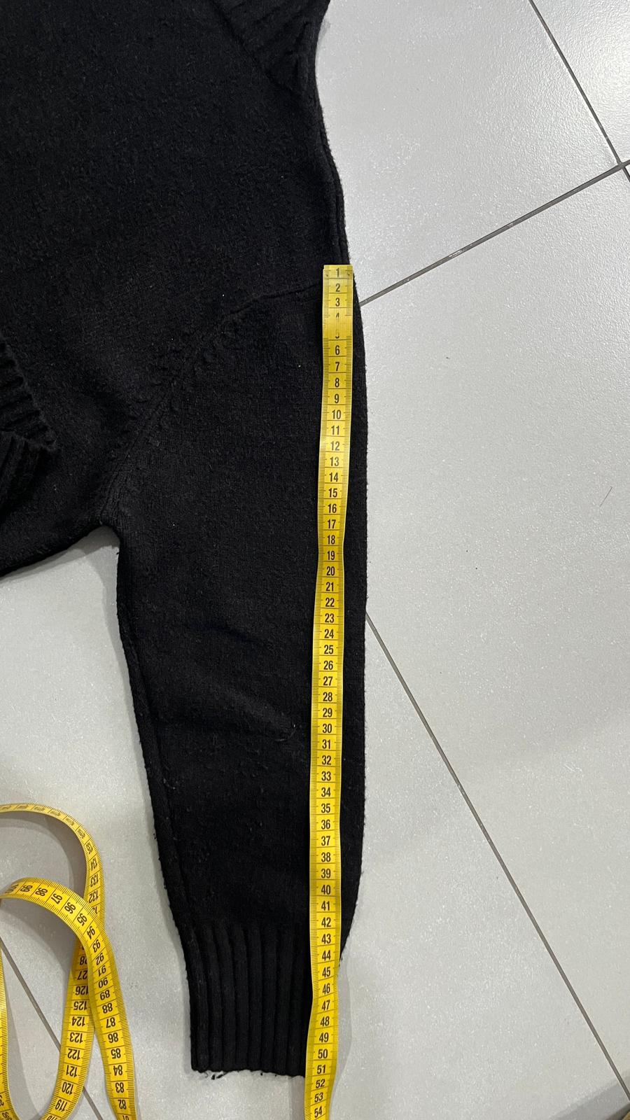 Maglione Mono Colore Nero  (S)