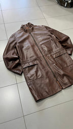Capotto Lungo in Vera Pelle  (XL)