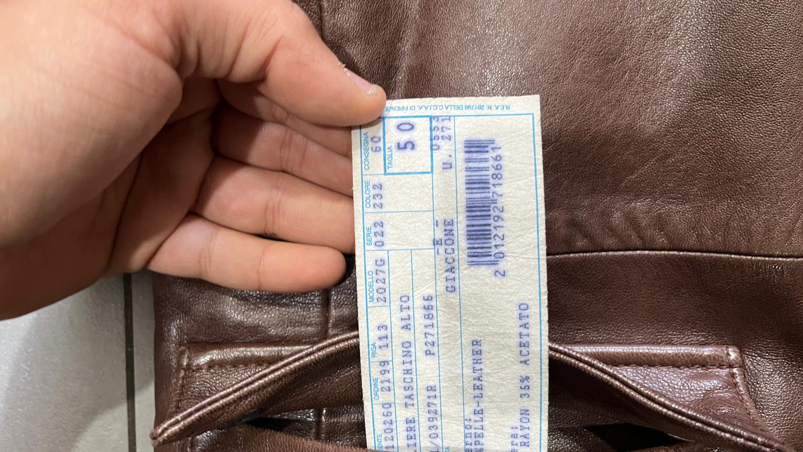 Capotto Lungo in Vera Pelle  (XL)