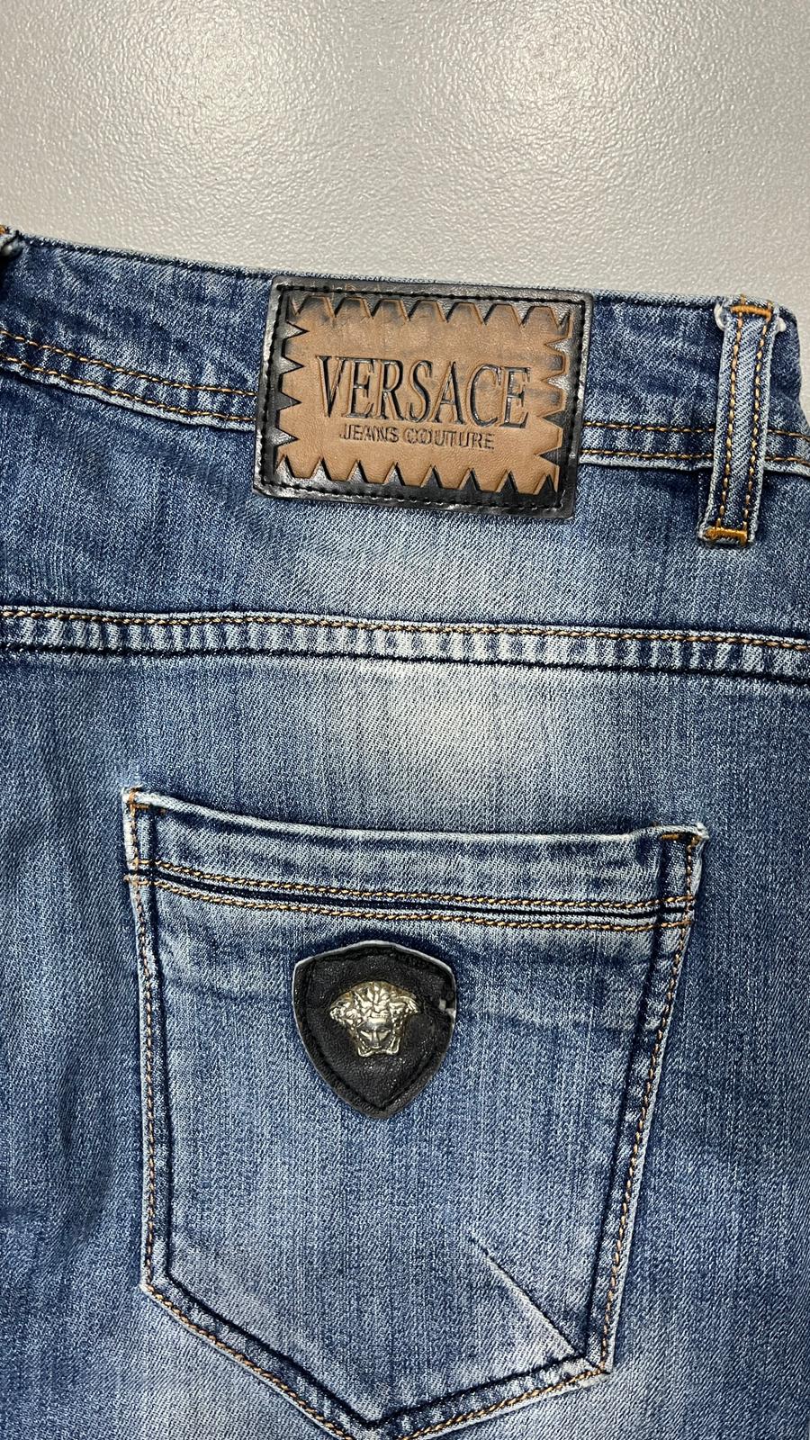 Denim Jeans Versace Straight Fit Washed (M)