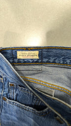 Denim Levis 501 Sfrangiato Straight Fit  (S)