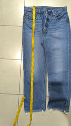 Denim Levis 501 Sfrangiato Straight Fit  (S)
