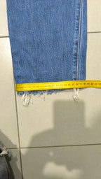 Denim Levis 501 Sfrangiato Straight Fit  (S)