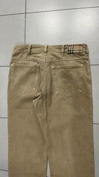 Pants Burberry Brown Straight Fit  (M)