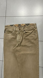 Pants Burberry Brown Straight Fit  (M)