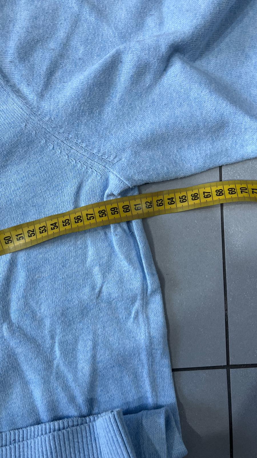 Maglione Tommy Hilfiger Azzurro Scollo a V (XXL)