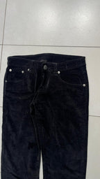 Pantalone in Velluto Silk Iceberg Straight Fit (XS)