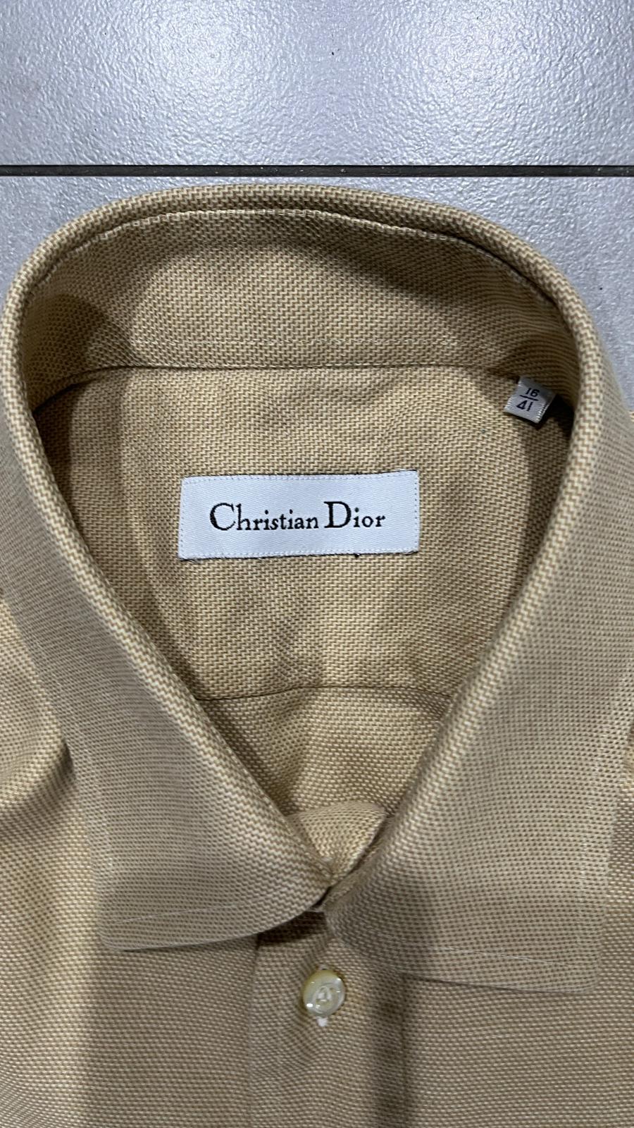 Camicia Christian Dior Beige Embroidered (L)