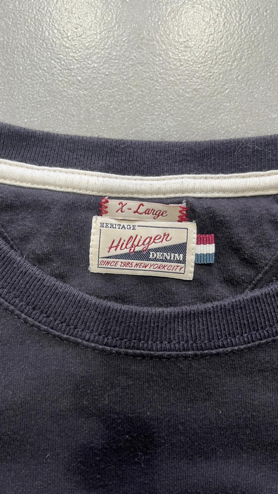 T-Shirt Maniche Lunghe Tommy Hilfiger (XL)