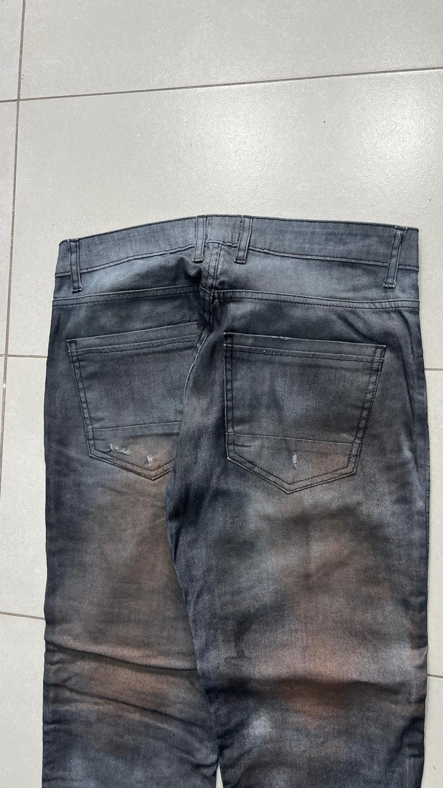 Denim Jeans Biker Skinny Fit Washed (S)