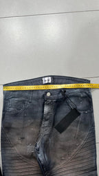 Denim Jeans Biker Skinny Fit Washed (S)