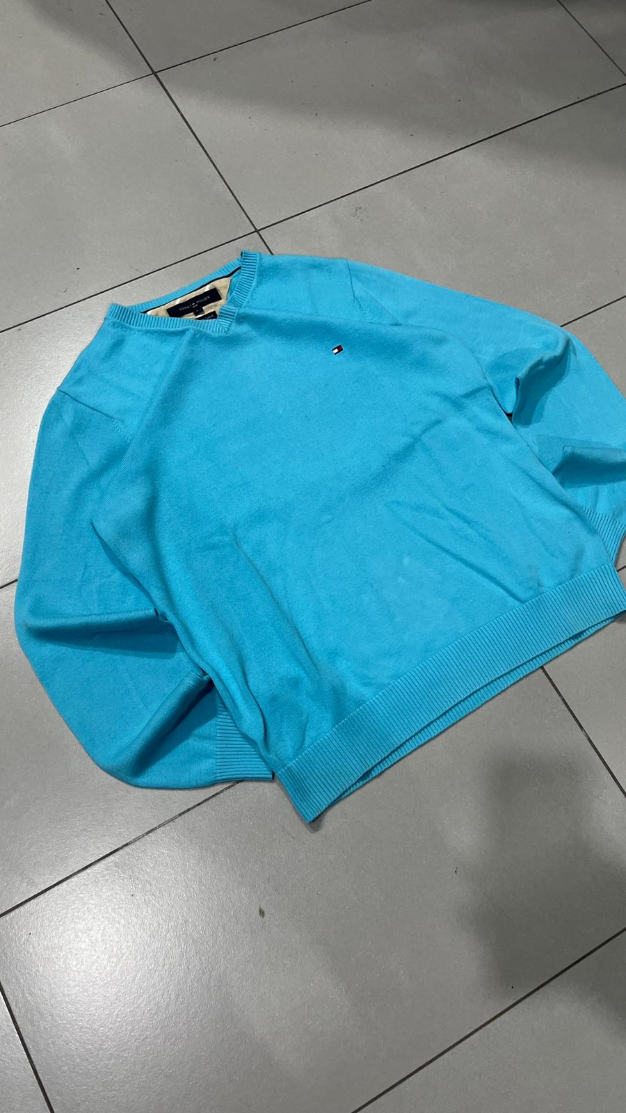 Maglione Tommy Hilfiger Azzurro (S)