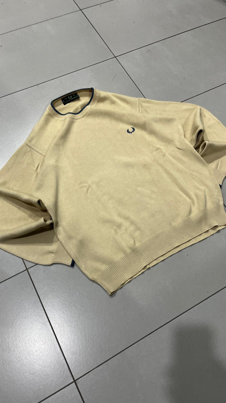 Maglione Fred Perry Giallo Senape (S)