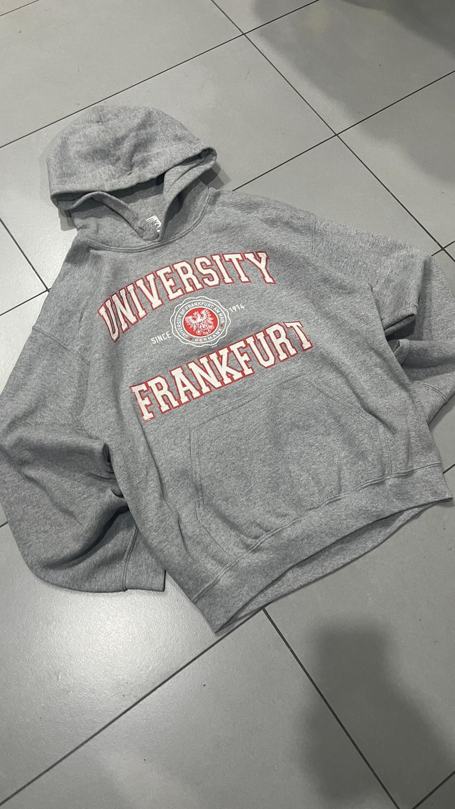 Felpa University Frankfurt Gray (M)