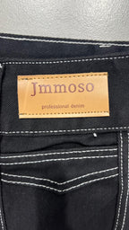 Denim Jeans Black Super Baggy Fit (S)