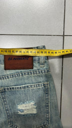 Denim Jeans Stone Wash Baggy Fit (XS)