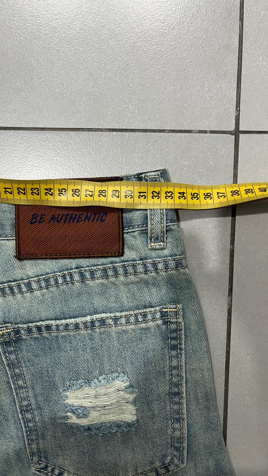 Denim Jeans Stone Wash Baggy Fit (XS)