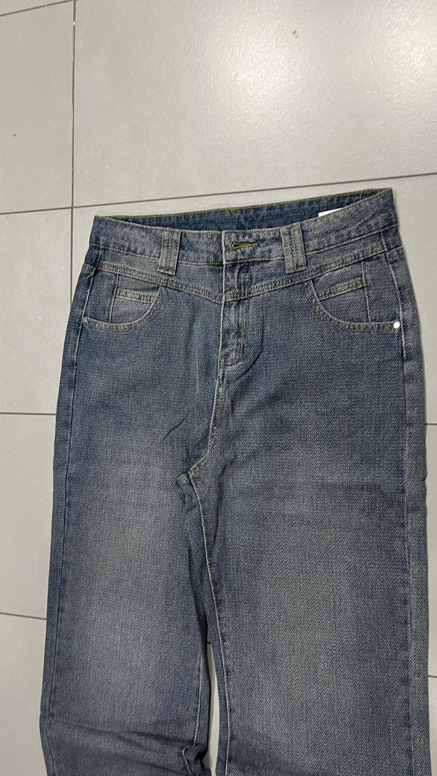 Denim Jeans Particular Washed Baggy Fit (M)