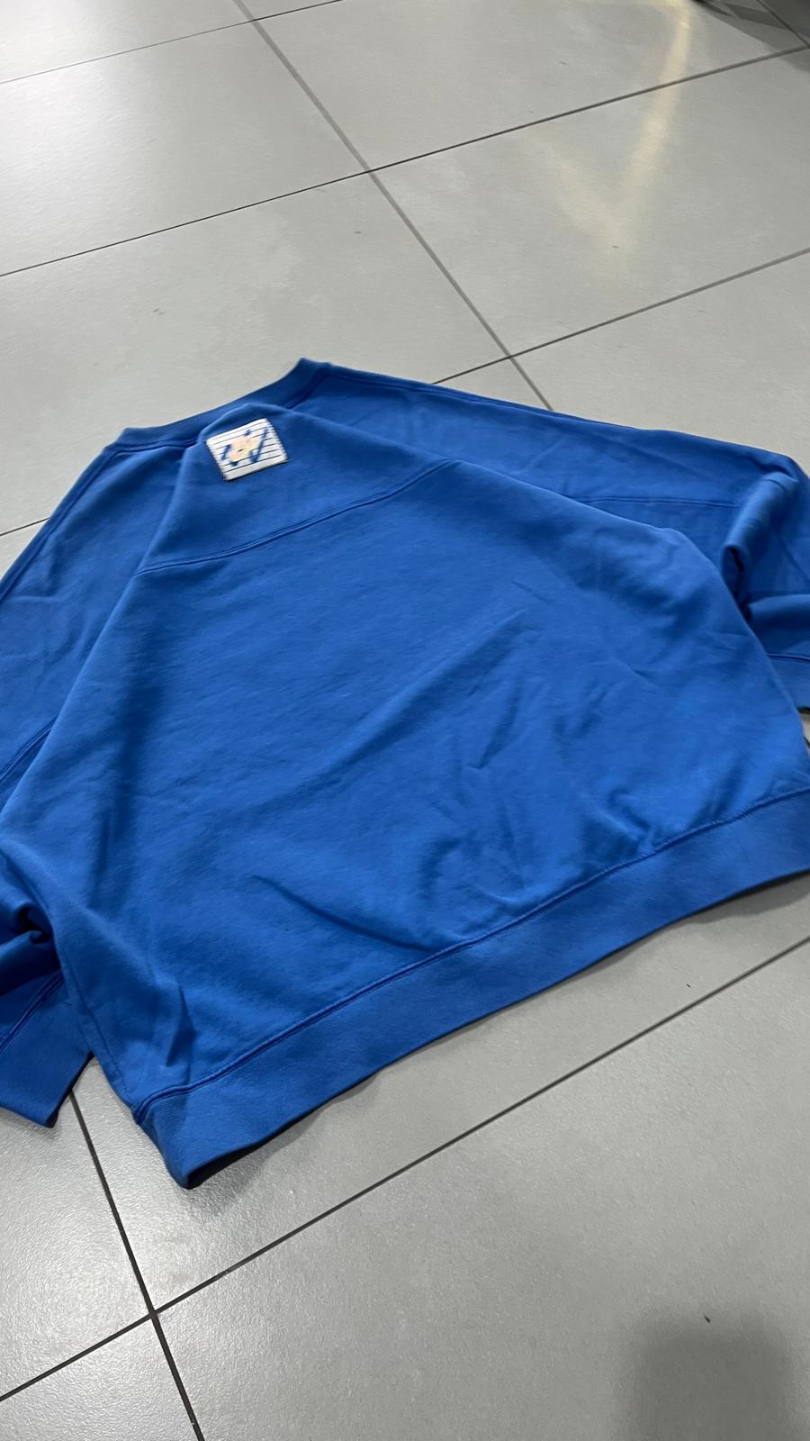 Felpa Nike Girocollo Blu con Stampa (M)