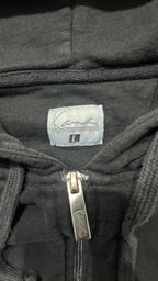 Felpa Karl Kani Crop da Donna Nera (L)