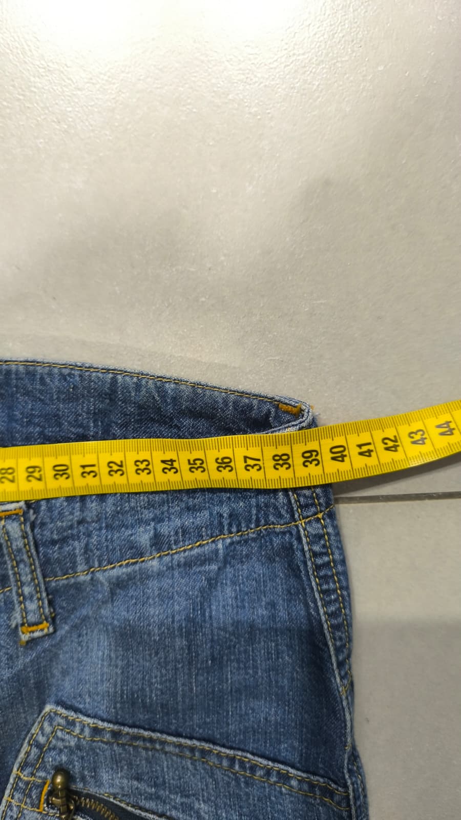 Denim Wrangler Jeans Baggy Fit Light Blue (S)