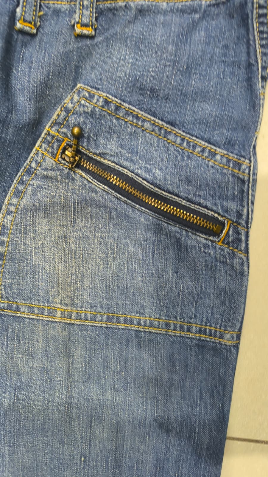 Denim Wrangler Jeans Baggy Fit Light Blue (S)