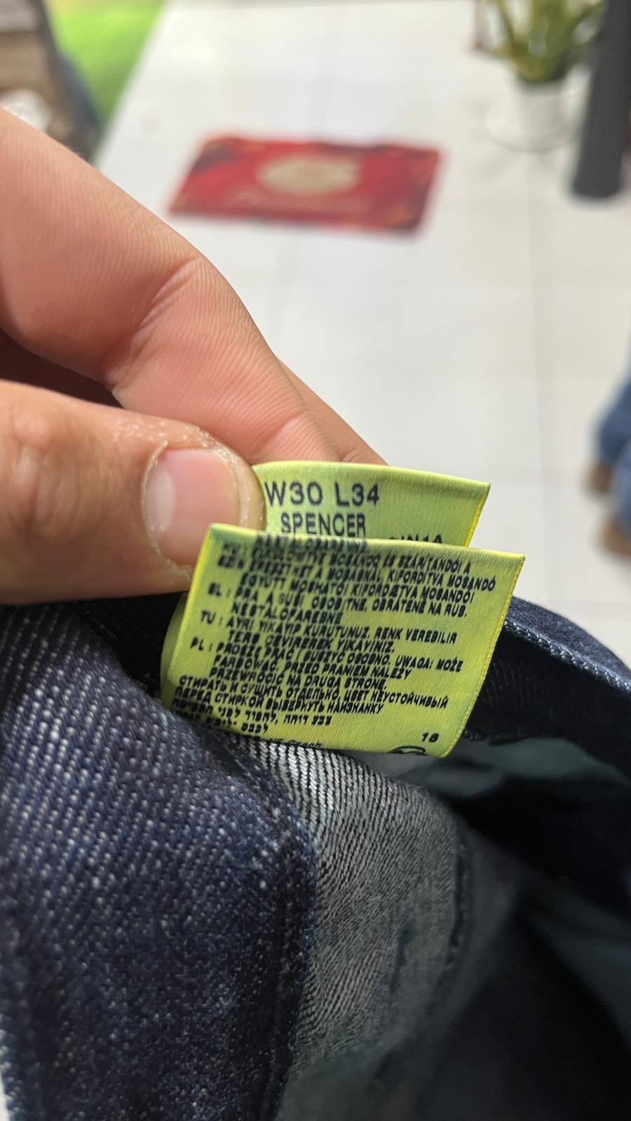 Raw Denim Wrangler Straight Fit NEW (S)