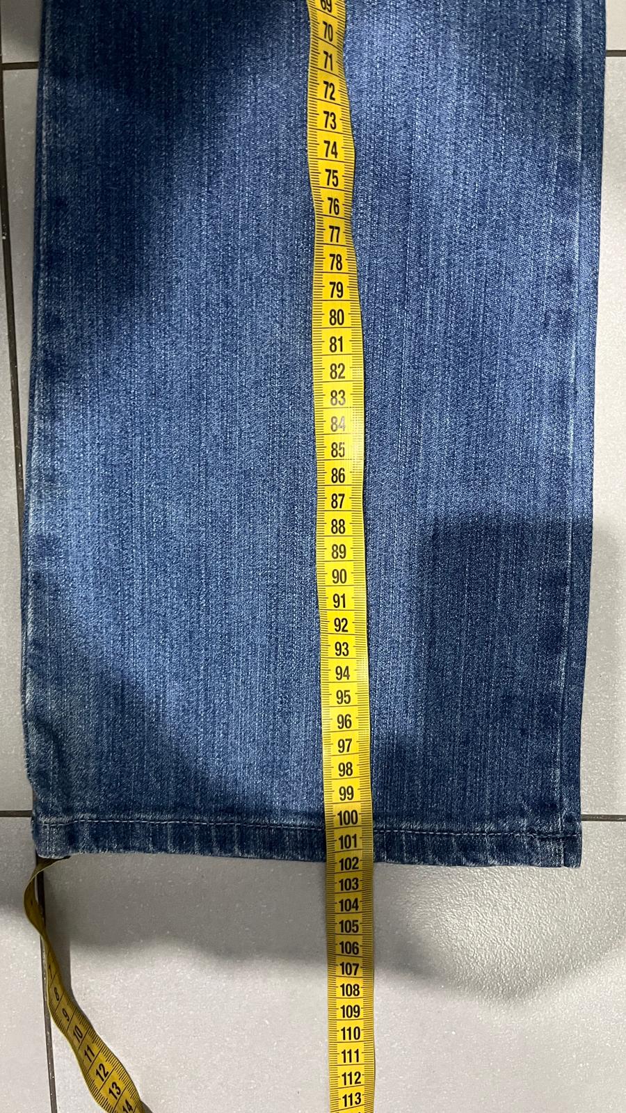 Denim Jeans Wrangler Blu Bootcut Baggy Fit (XS)