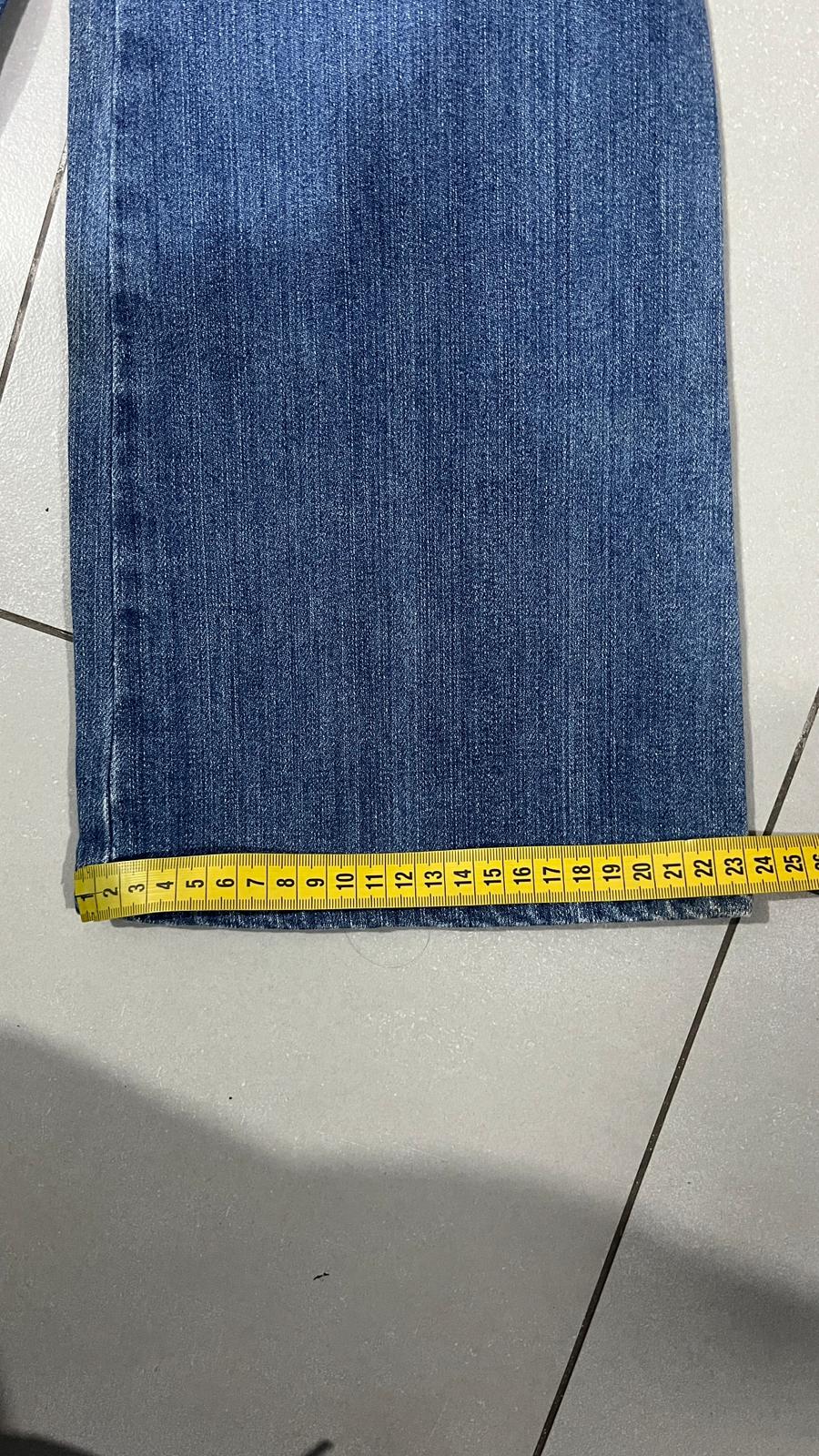 Denim Jeans Wrangler Blu Bootcut Baggy Fit (XS)