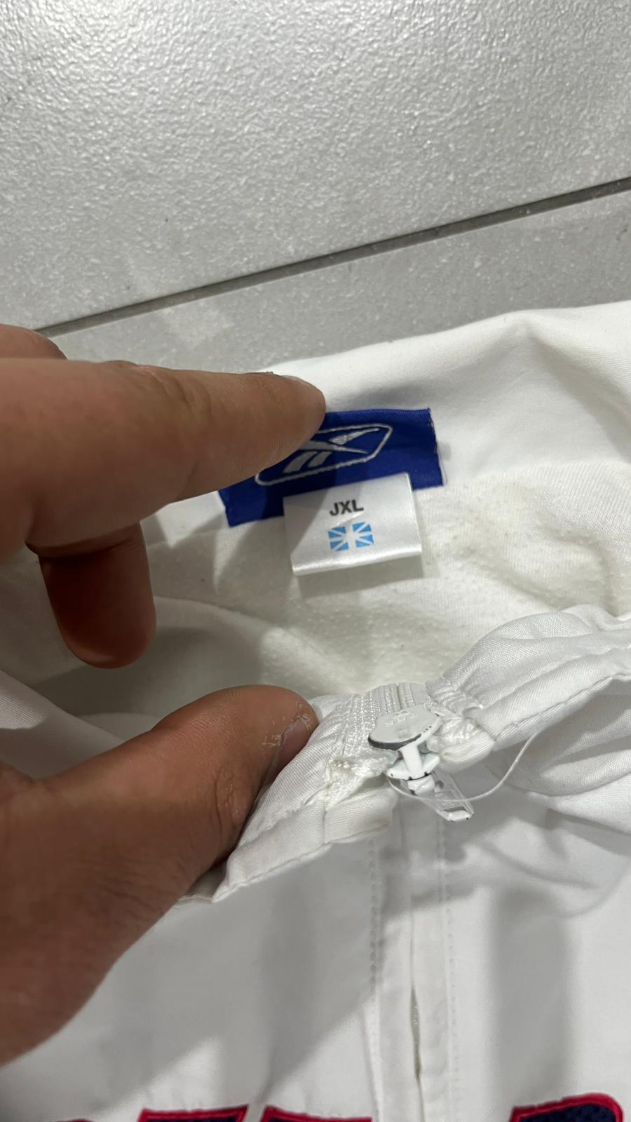 Felpa Reebok anni '90 con Zip (L)