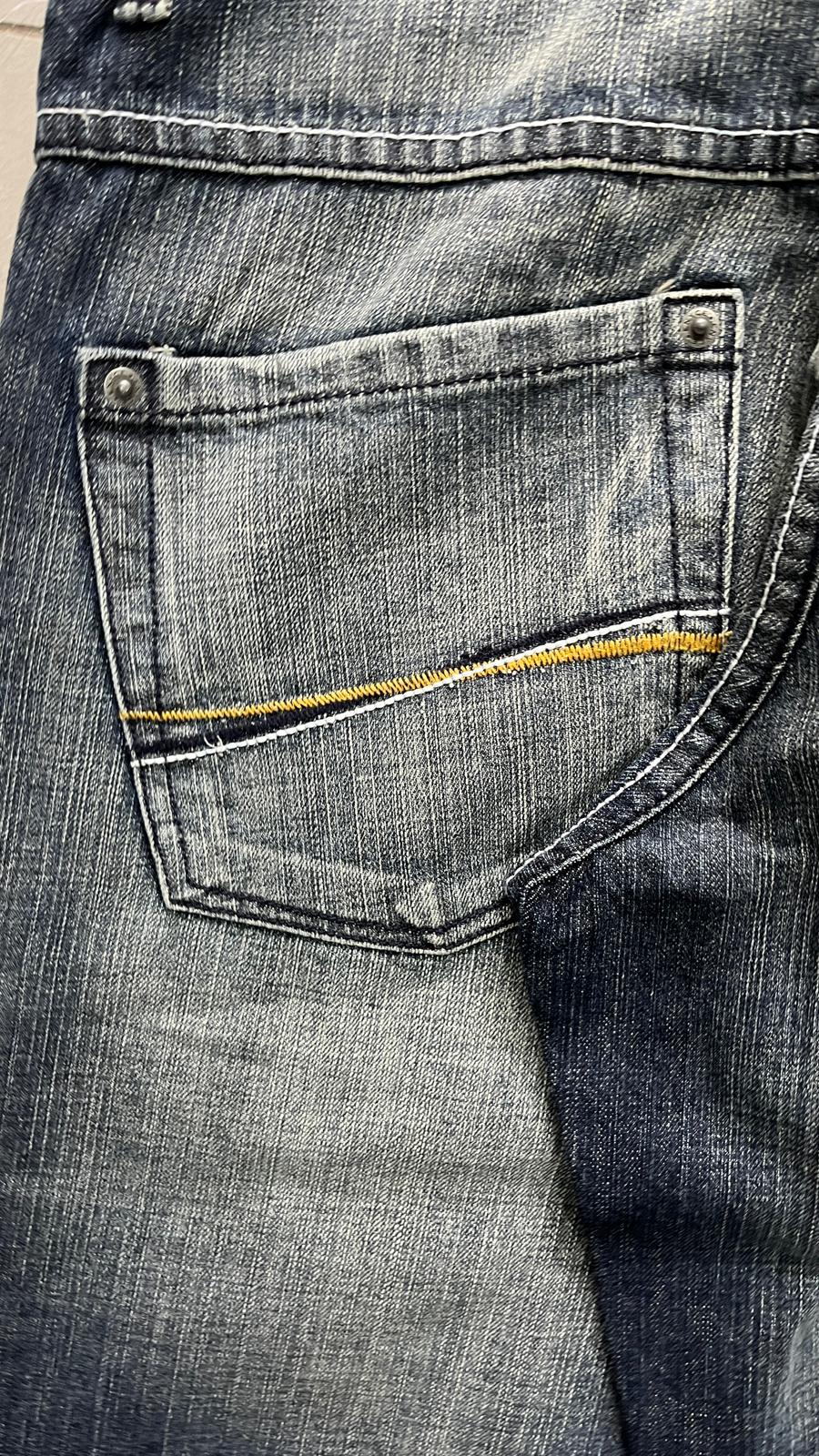 Denim Baggy Fit Enyce Blu Wash Embroidered (S)