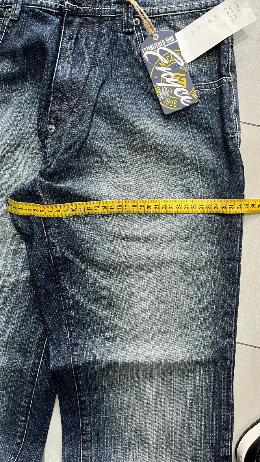 Denim Baggy Fit Enyce Blu Wash Embroidered (S)