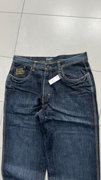 Denim Jeans Baggy Fit Blu Washed (XL)