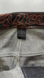 Denim Black Jeans Embroidered Enyce Baggy Fit (XL)