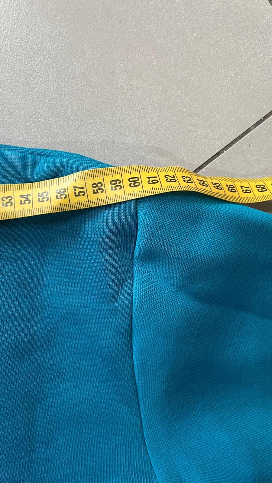 Tuta Completa Blu Cotton TrackSuit Baggy Fit Hoodie (L)