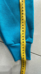 Tuta Completa Blu Cotton TrackSuit Baggy Fit Hoodie (L)