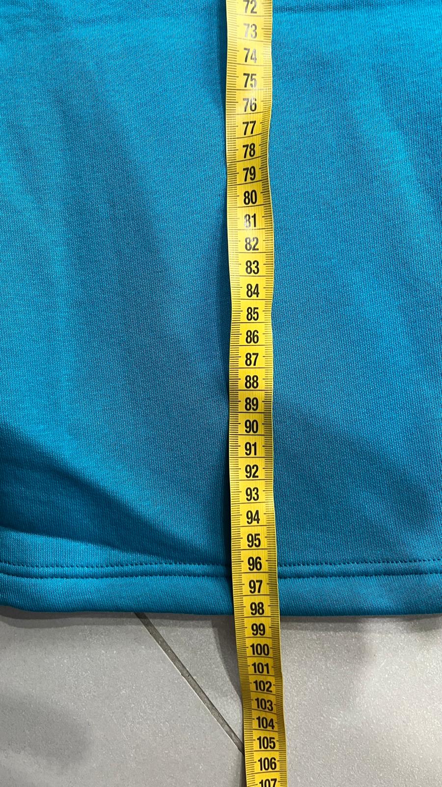 Tuta Completa Blu Cotton TrackSuit Baggy Fit Hoodie (L)