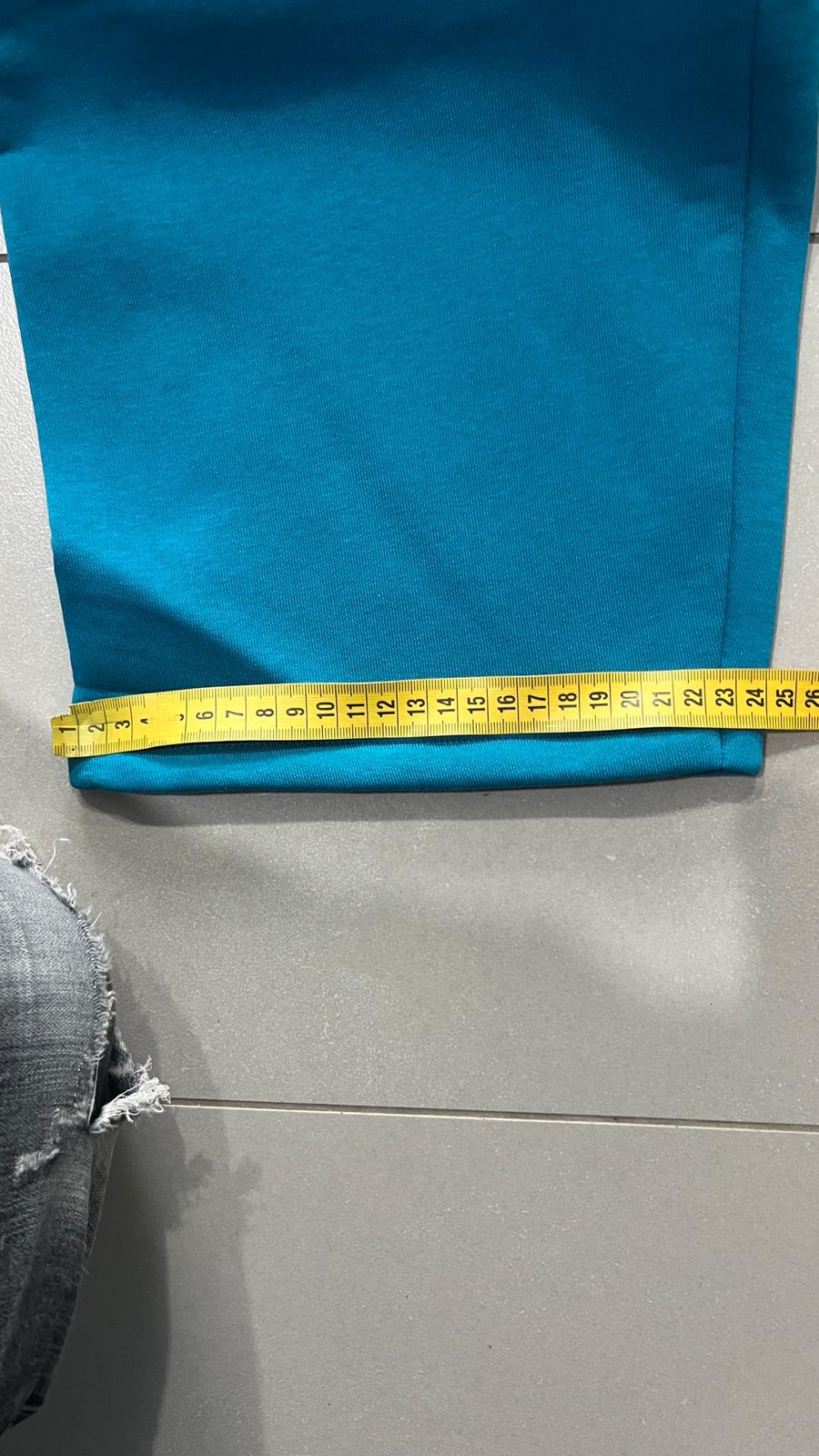 Tuta Completa Blu Cotton TrackSuit Baggy Fit Hoodie (L)