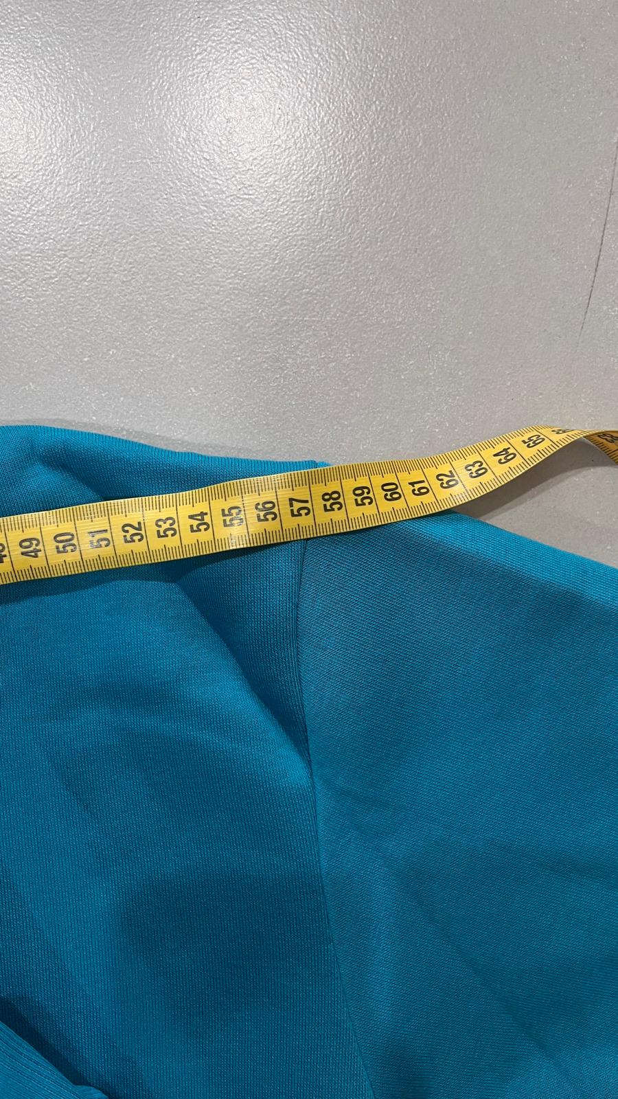 Tuta Completa Blu Cotton TrackSuit Baggy Fit Hoodie (M)