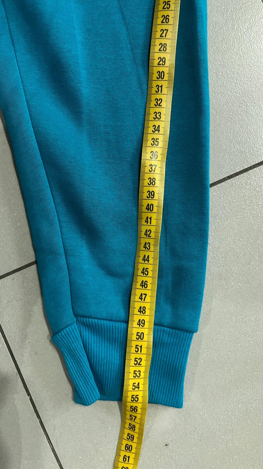 Tuta Completa Blu Cotton TrackSuit Baggy Fit Hoodie (M)