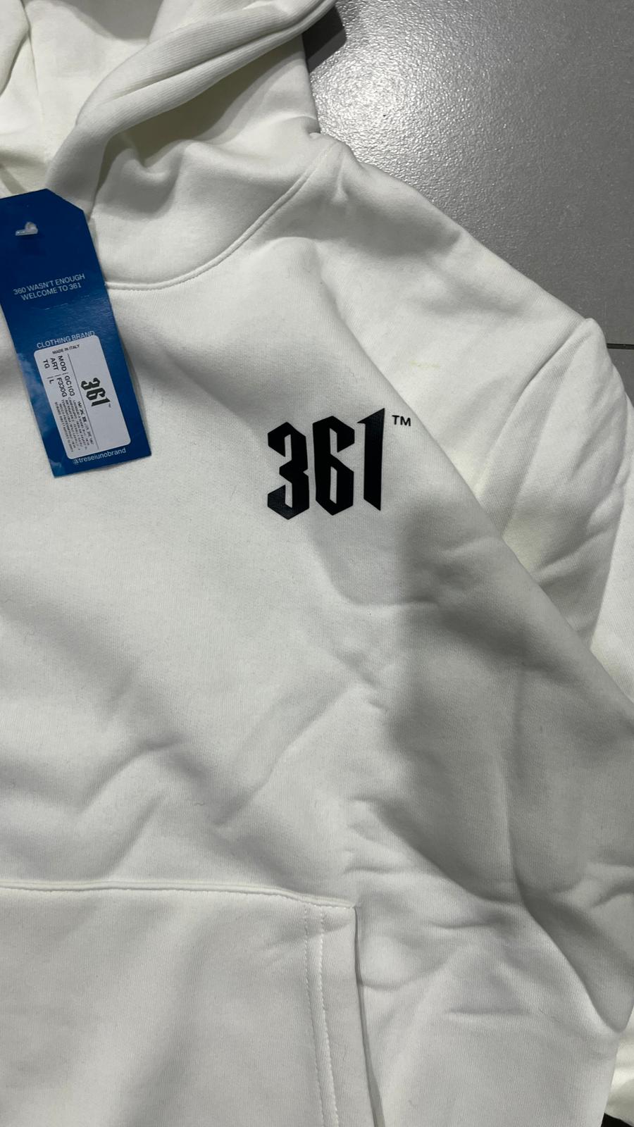 Felpa 361 Angler White/Blu NEW Oversize (XXL)