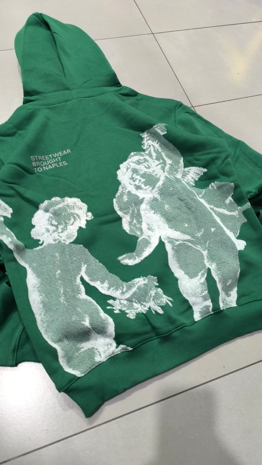 Felpa Angel Printed Green / Silver 361 NEW (XXL)