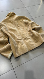 Montone Corto con Pelliccia in Vera Pelle di Renna (XL)