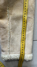 Montone Corto con Pelliccia in Vera Pelle di Renna (XL)