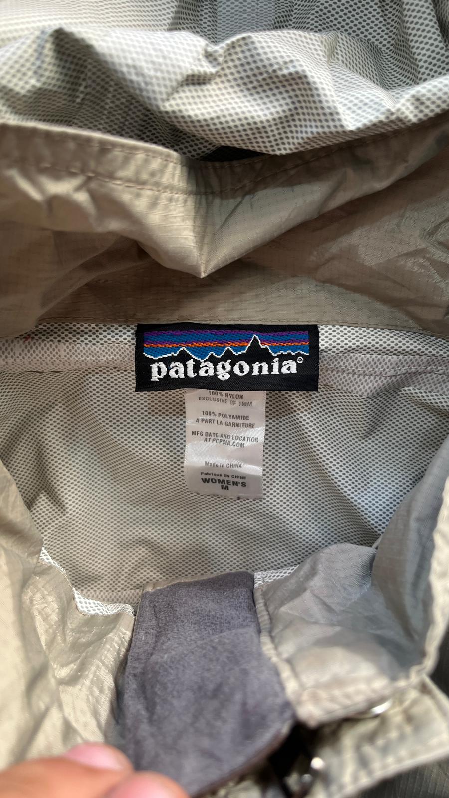 Trench RainCoat Patagonia da Donna Giubbino Impermeabile (M)