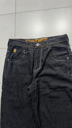 Denim JNCO Jeans Original Super Baggy Fit Embroidered American Hip-Hop (L)