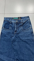 Denim JNCO Jeans Original Super Baggy Fit Embroidered American Hip-Hop (M)